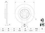Disco Freno Posteriore Volvo S60/S90/V60/V90/Xc60/Xc90 2,0 14-