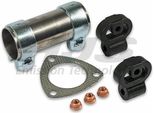 Kit Di Montaggio Hjs Silenziatore 82 14 9075 Per Opel Corsa D Hatchback (S07)