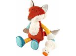 Sigikid Playq Aktiv-Fuchs Yellow, Kuscheltier, Babyspielzeug, Greifspielzeug, Spielzeug, Polyester, 43223