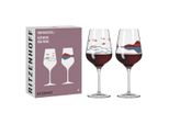 Ritzenhoff Rotweinglas 2Er Set Herzkristall H23, AuréLie Girod, Applefield, Kristallglas, 570 Ml, 6161001