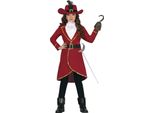Costume Da Pirata Per Bambini, Colore Rosso, Taglia: 128/134 Colore: Rosso