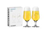 Ritzenhoff Brauchzeit Pils 011 012 F24, 2Er Set, Ritzenhoff Design Team, Pilsglas, Kristallglas, 374 Ml, 3471006