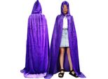 Halloween Kinder Cosplay Halloween KostüM Mentel Cape Party Mantel Halloween Outfits Kleinkind, Lila, 170Cm