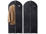 Vilde | Sacchetto Porta Abiti - Nero - 60 X 135 Cm - 2 Pezzi - Protezione Per Abiti - Sacchetto Porta Abiti