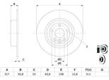 Disco Freno Posteriore Land Rover Range Rover 2,0-2,2 D 4X4 11-19