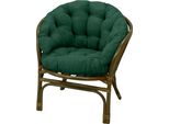 Ampo Cuscino Per Sedia Bahamas In Rattan, Sedia Da Giardino, Cuscino In Rattan