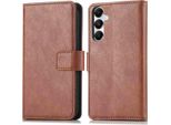 Custodia Per Cellulare Imoshion Per Samsung Galaxy A17 (5G)/Samsung Galaxy A17 (4G) - Custodia A Libro Bookcase Flip - Marrone