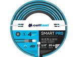 Cellfast Smart Pro Ats Tubo Per Irrigazione Da Giardino 4 Strati Di Tessuto Tricot Ats Flessibile Resistente Alle Pieghe Resistente Ai Raggi Uv (1/2" 20 M)"