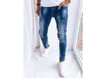 Pantaloni Denim Da Uomo O13 Blu Chiaro S29