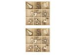 54 Mini Decorazioni Natalizie In Legno