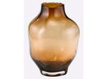 Dekovase, braun, B/H/T: 22cm x 27,5cm x 22cm, Vasen