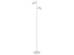 Globo Lighting Stehlampe "James", Weiß (Weiß Matt), 1 Stk., Leuchten, Stehleuchte, GU10 Fassung, Wohnzimmer, Flur, Stehlampe