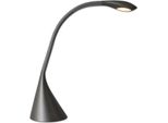 NÄVe Led Tischleuchte "Alf", Grau, Ø 13,5Cm H: 39,5Cm, 1 Stk., Leuchten, 3-Stufen Dimmbar, Touch Function,Usb Output, Charging Station 5V Dc, Schreibtischlampe