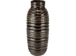 Dekovase I.Ge.A. "Vase Aus Keramik", Braun, B:12Cm H:29Cm, Keramik, Vasen, Dekovase Blumenvase Modern FüR Tischdeko Tischvase Deko Trockenblume