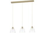Eglo HäNgeleuchte "Copley", Gold (Goldfarben), H: 110Cm, 1 Stk., Leuchten, HäNgeleuchte Aus Stahl, Alu - Exkl. E27 - 40W, HäNgeleuchte