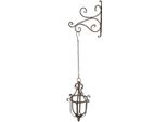 Wandkerzenhalter Ambiente Haus "Wandhaken - Antikgrau 28Cm", Grau (Antikgrau), B:2Cm H:28Cm T:27Cm, Eisen, Kerzenhalter