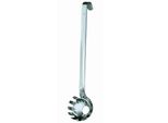NudellöFfel RÖSle, Silber (Edelstahlfarben), Ø:7Cm, Edelstahl 18/10, KochlöFfel, Spaghettiheber Mit Hakengriff, Edelstahl 18/10, SpüLmaschinengeeignet