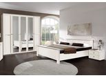 Schlafzimmer-Set WIMEX Chalet, weiß, B/H: 180cm x 200cm, Schlafzimmermöbel-Sets, mit dekorativen Aufleistungen
