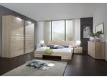 Schlafzimmer-Set WIMEX Anna, braun (struktureichefarben hell), B/H: 180cm x 200cm, Schlafzimmermöbel-Sets