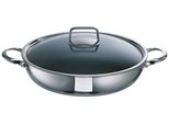 Schmorpfanne SCHULTE-UFER "Romana I Xxstrong", Silber (Silberfarben), Ø:28Cm, Pfannen, Schmorpfanne, Induktion