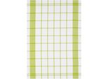Geschirrtuch STUCO karo, grün (hellgrün, weiß), B:50cm L:70cm, 100% Baumwolle, Geschirrtücher, Geschirrtuch