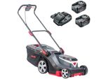 AkkurasenmäHer Al-Ko "Home AND Garden Compatible 38.2 Li Comfort", Grau, RasenmäHer, 38 Cm Schnittbreite, Inkl. 2 Akkus Und LadegeräT