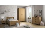 Schlafzimmer-Set GAMI, braun (eiche artisan), ohne Matratze, B/H: 90cm x 200cm, Spanplatte, Schlafzimmermöbel-Sets