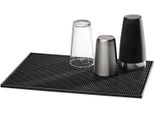 Barmatte Buddy's, Schwarz, B:31Cm H:1Cm T:45Cm, Kunststoff, GeschirrstäNder, Bar-Accessoire, 30X15 Cm, Kunststoff