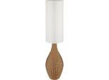 Nowa Stehlampe "Anko", Braun, 2, Ø 27Cm H: 125Cm, 1 Stk., Leuchten, Stehleuchte, Rattan-Optik, Wohnzimmer, Schlafzimmer, Flur, Stehlampe
