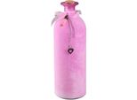 Dekovase AMBIENTE HAUS Deko-Flasche - rosa L, rosa, B:9cm H:27cm T:9cm, Glas, Vasen