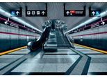 Fototapete Komar "Subway - GrößE 368 X 254 Cm", Bunt, B:368M L:254M, Papier, Tapeten, Wohnzimmer, Schlafzimmer