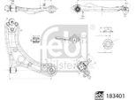 Kia Sportage 1,6-2,0 Braccio Di Controllo Anteriore 15- Pr Inferiore
