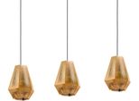 Eglo Pendelleuchte "Chiavica", Grau (Messingfarben), 3, Leuchten, HäNgeleuchte, HäNgelampe, Pendelleuchte