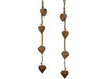 DekohäNger Creativ Deco "Weihnachtsdeko", Braun, B:5,5Cm H:60Cm T:3Cm, Holzwerkstoff, DekohäNger, Mit Fell-Applikation