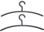 KleiderbüGel Ruco, Schwarz, B:42Cm H:13Cm T:1,5Cm, Kunststoff, KleiderbüGel, KleiderbüGel, Kunststoff
