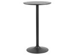 Bartisch Actona Group "Ibiza", Schwarz, B:60Cm H:105Cm, Tische, Bartisch, Bartisch Rund Ø 60 Cm, Schwarz, Mit Trompete Gestell