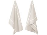 Geschirrtuch PAD Rene, beige, H:1cm L:70cm T:50cm, 100% Baumwolle, Geschirrtücher