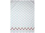 Geschirrtuch Stuco "Fresh", GrüN (Weiß, Hellmint, Braun), B:50Cm L:70Cm, 100% Baumwolle, GeschirrtüCher, Geschirrtuch
