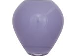 Tischvase FINK Livia, lila (flieder), H:18cm Ø:16cm, Glas, Vasen, mundgeblasen