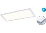 NÄVe Led Panel "Nicola", Weiß, 1, H: 6Cm, 1 Stk., Leuchten, Weiß, Lichtfarbe Neutralweiß, LäNge 59,5Cm, Led, Inkl. Treiber