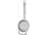 Teesieb RÖSle, Silber (Edelstahlfarben), B:8Cm H:5Cm L:20Cm Ø:8Cm, Edelstahl 18/10, KüChensiebe, Feinmaschiges Sieb FüR Tee, Mit AufhäNgeöSe, SpüLmaschinengeeignet