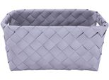 Allzweckkorb Kleine Wolke "Aspera", Lila (Lavendel), B:12Cm H:28Cm T:18,5Cm, Polypropylen, Aufbewahrungsboxen, Allzweckkorb