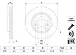 Disco Freno Anteriore Renault Koleos 1,3 Tce/1,6 Dci 16-