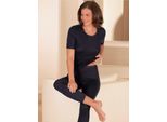 Lange Unterhose CONTA, Damen, Gr. 42, schwarz, 70% Schurwolle, 30% Seide, Unterhosen