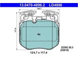 Blocchi Freno Bmw Anteriori 5 6 7 X5 X6 X7 2,0-3,0 15- Vetroceramica
