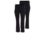Leggings H.I.S, Damen, Gr. 42, N-Gr, Schwarz, Single Jersey, Obermaterial: 95% Baumwolle, 5% Elasthan, Unifarben, Schmal Lang, Hosen Leggings, GroßE GrößEn