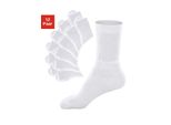 Tennissocken GO IN, Herren, Gr. 47-50, weiß, Materialmix, uni, elastisch, Socken Tennissocken, mit Frottee