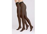 Feinstrumpfhose YSABEL MORA, Damen, Gr. L, schwarz, Obermaterial: 75% Polyamid, 25% Elasthan, Strumpfhosen Feinstrumpfhose