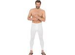 Lange Unterhose TRIGEMA TRIGEMA Lange Unterhose im Doppelpack, Herren, Gr. 8, weiß, 100% Baumwolle (Bio-Baumwolle kbA), Unterhosen Unterhose Unterwäsche Lange Unterhose Multipacks