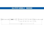 Cavo Freno Fiat Ducato T. 2,0-3,0 D 06- Le Pr